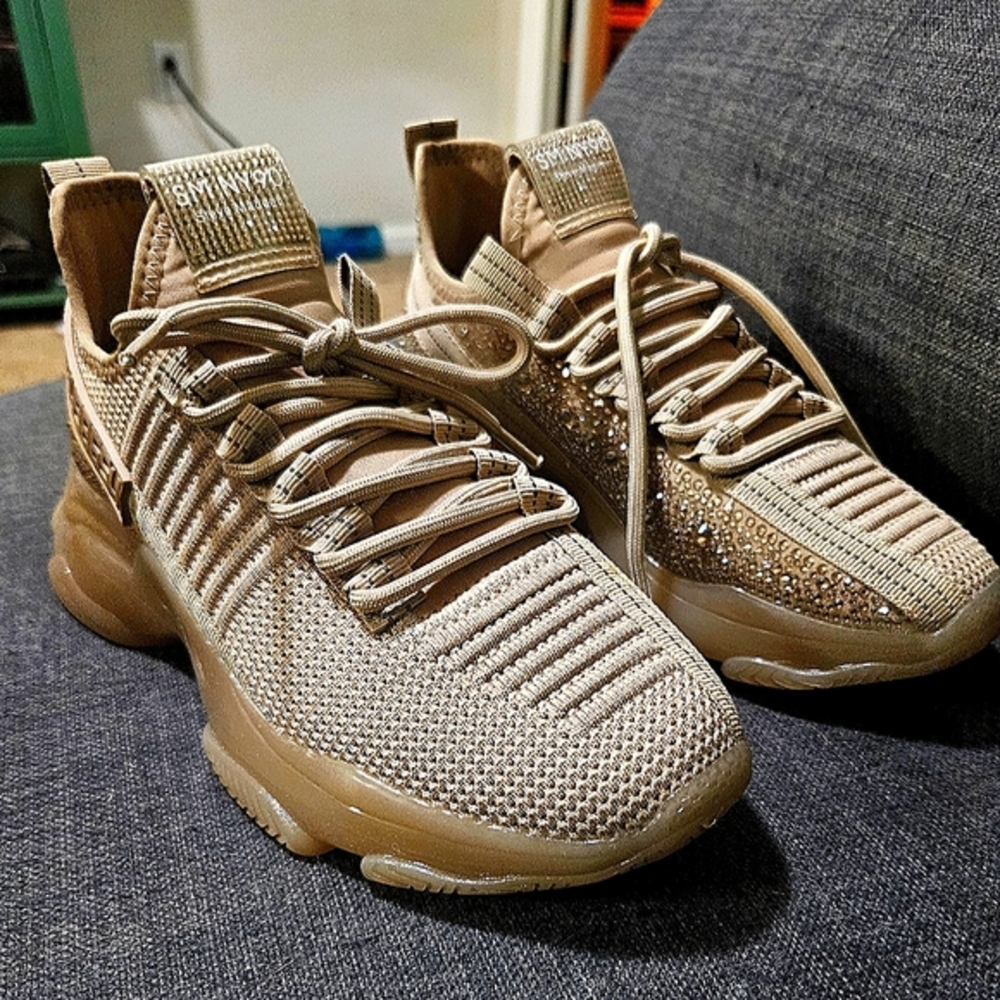 COPY - Steve Madden Maxima Blush Multi Rhinestone- 8.5